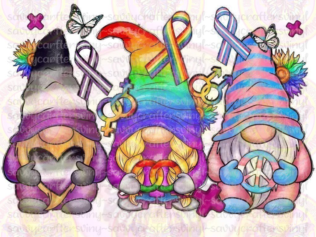 LGBTQ Gnomes - Savvy Crafters Vinyl & Gifts