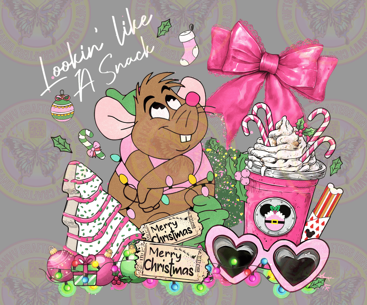 Looking Like a Snack Gus the Mouse - Savvy Crafters Vinyl & Gifts