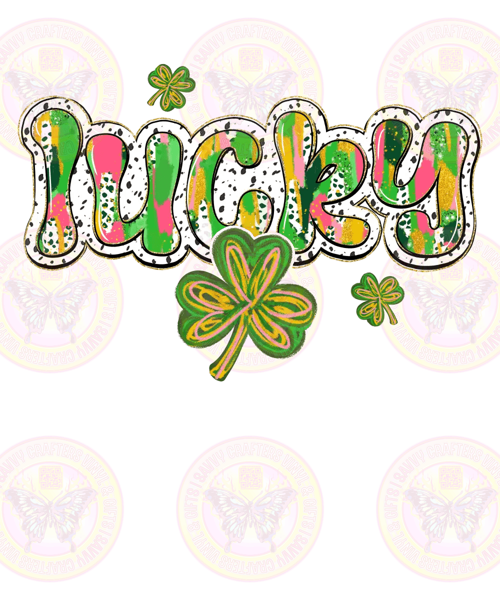 Lucky Brush Strokes - Savvy Crafters Vinyl & Gifts