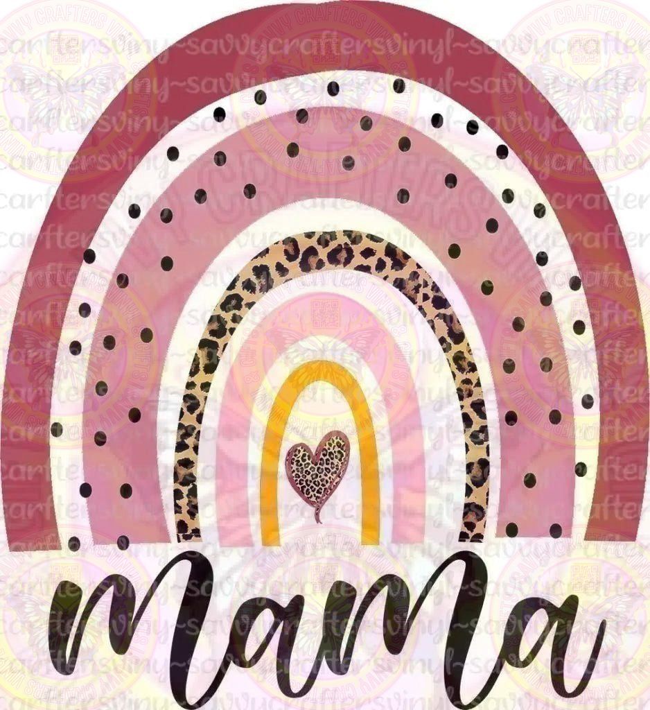 Mama and Mini Rainbow - Savvy Crafters Vinyl & Gifts