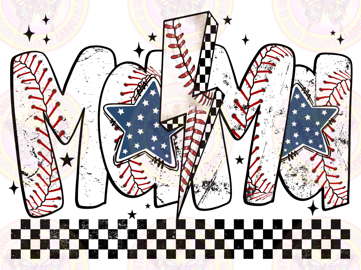 MAMA Retro Distressed Baseball DTF Transfer Ready to Press - Savvy Crafters Vinyl & Gifts