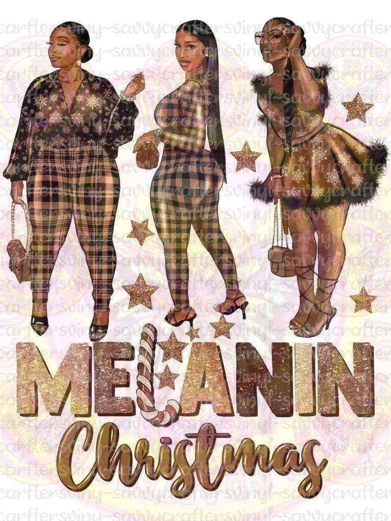 Melanin Girlfriends Christmas - Savvy Crafters Vinyl & Gifts