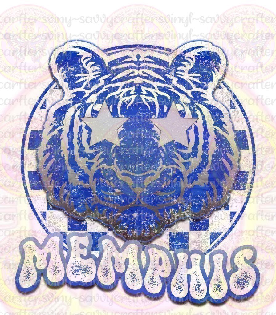 Memphis Tigers Spirit - Savvy Crafters Vinyl & Gifts