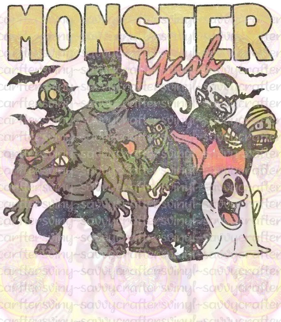 Monster mash Horror Characters Vintage - Savvy Crafters Vinyl & Gifts