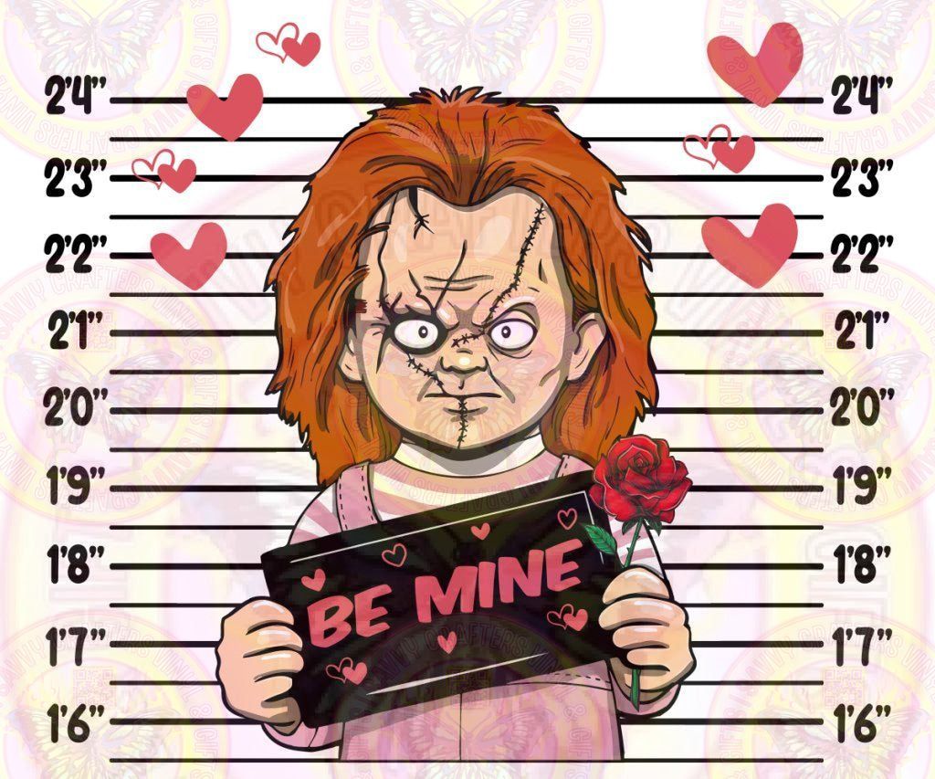 Mugshot Horror Transfer Chuckie - Savvy Crafters Vinyl & Gifts