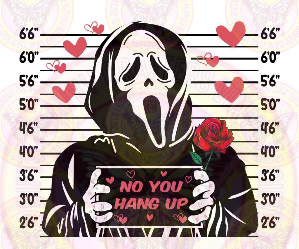 Mugshot Horror Transfer Scream - Savvy Crafters Vinyl & Gifts