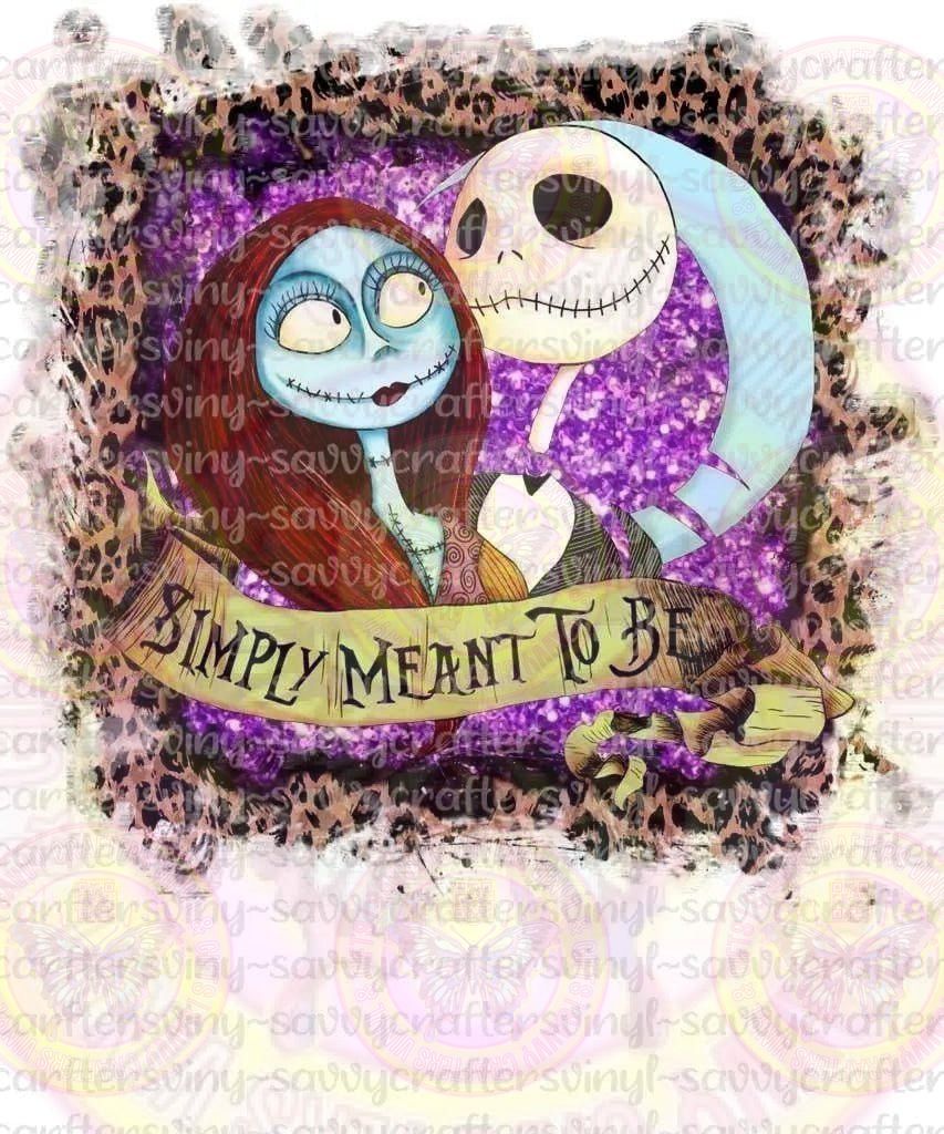 Nightmare Couple Simply Meant to Be - Savvy Crafters Vinyl & Gifts