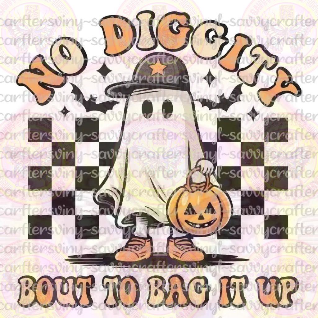 No Digggity Bout to bag it up retro - Savvy Crafters Vinyl & Gifts