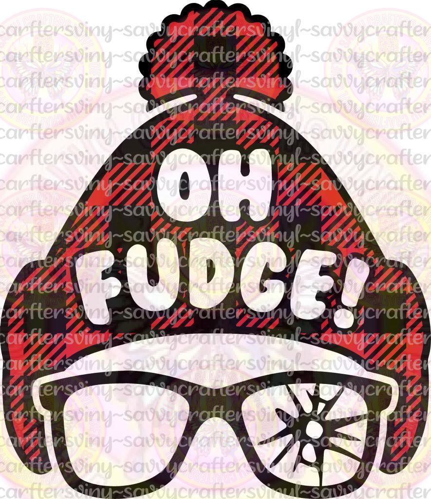 Oh Fudge Buffalo Red - Savvy Crafters Vinyl & Gifts