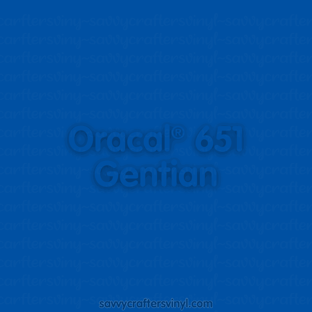 Oracal® 651 | Gentian - Savvy Crafters Vinyl & Gifts