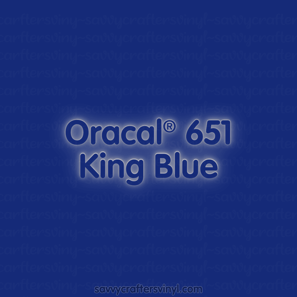Oracal® 651 | King Blue - Savvy Crafters Vinyl & Gifts