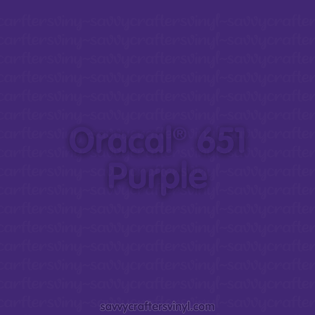 Oracal® 651 | Purple - Savvy Crafters Vinyl & Gifts