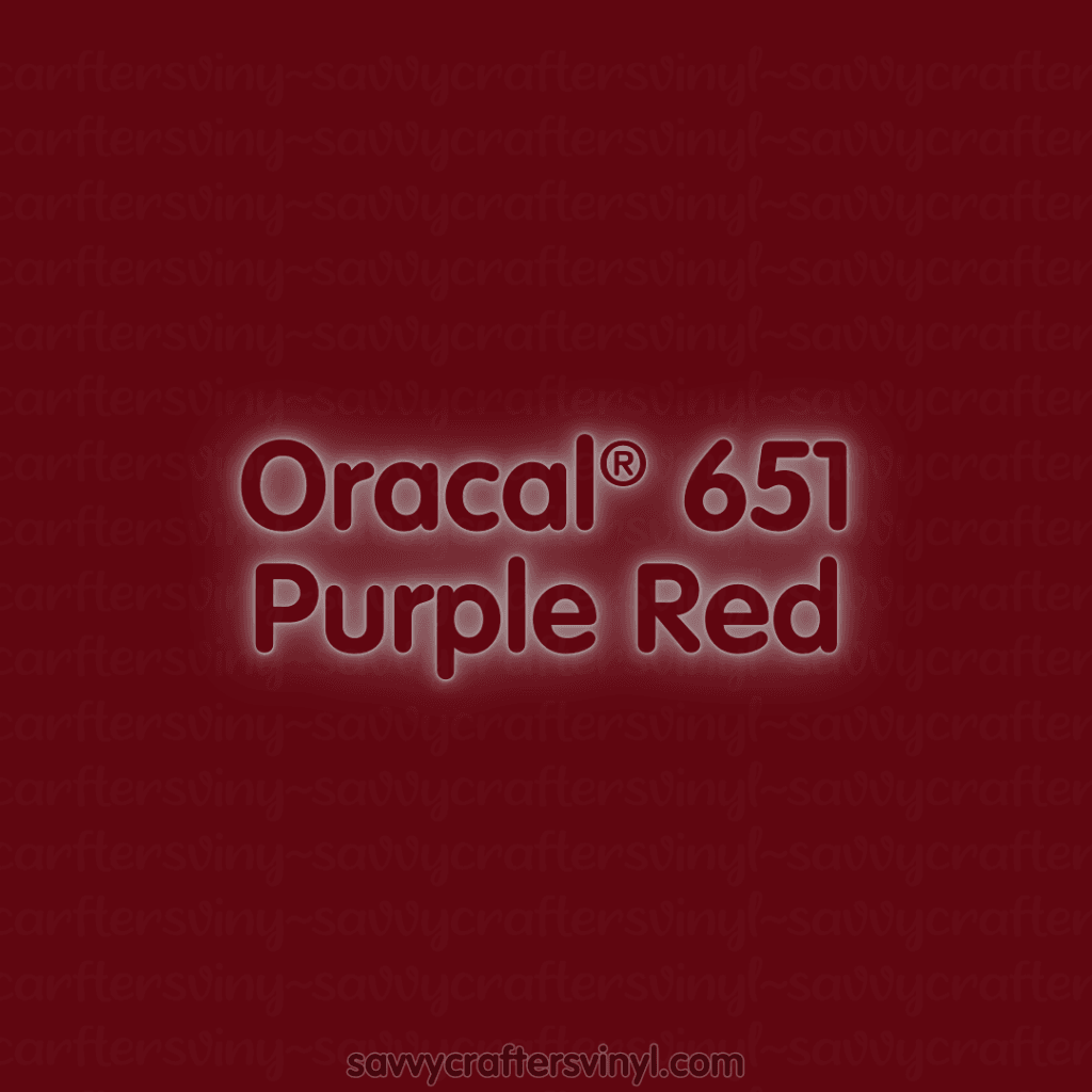 Oracal® 651 | Purple Red - Savvy Crafters Vinyl & Gifts