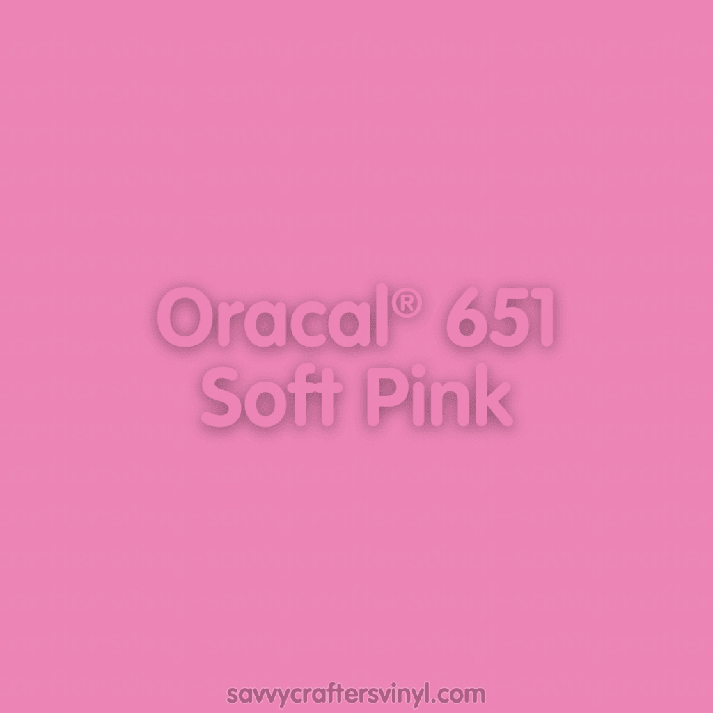 Oracal® 651 | Soft Pink - Savvy Crafters Vinyl & Gifts