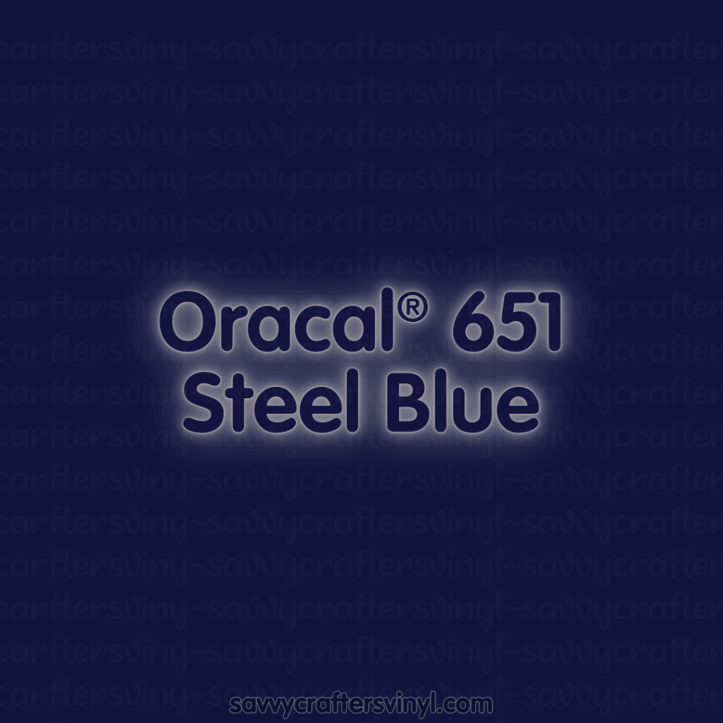 Oracal® 651 | Steel Blue - Savvy Crafters Vinyl & Gifts