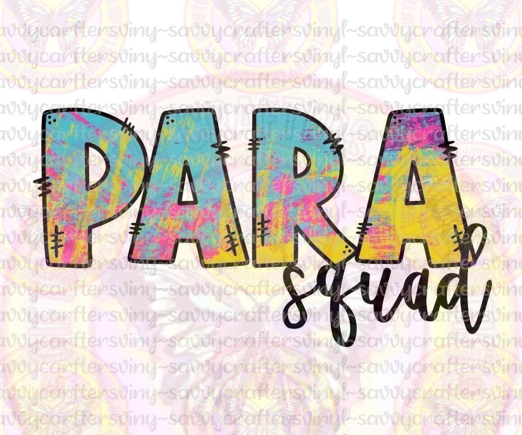 PARA Squad - Savvy Crafters Vinyl & Gifts