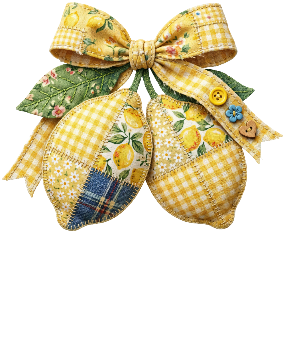 Patchwork Lemons Coquette - Savvy Crafters Vinyl & Gifts