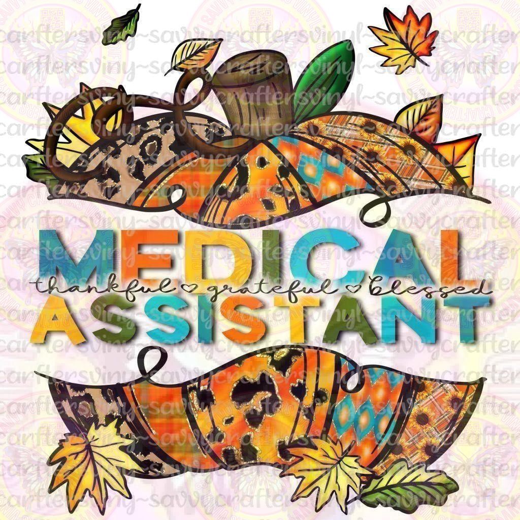 Patchwork Pumpkins Medical Assistant - Savvy Crafters Vinyl & Gifts