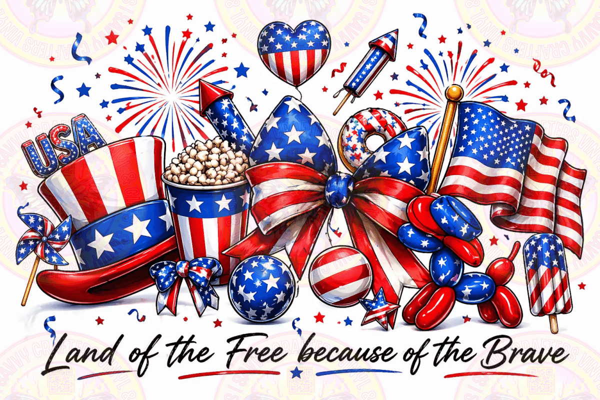 Patriotic America Vibes - Savvy Crafters Vinyl & Gifts