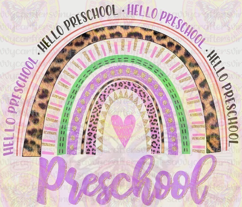Peace Love Hello Preschool 2 - Savvy Crafters Vinyl & Gifts
