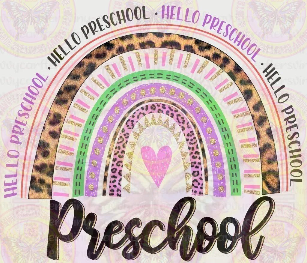 Peace Love Hello Preschool - Savvy Crafters Vinyl & Gifts