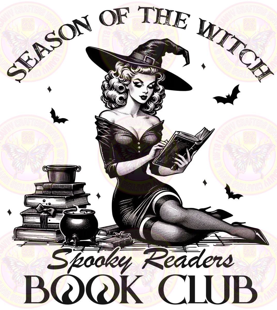 Pin Up Season of the witch book club - Savvy Crafters Vinyl & Gifts
