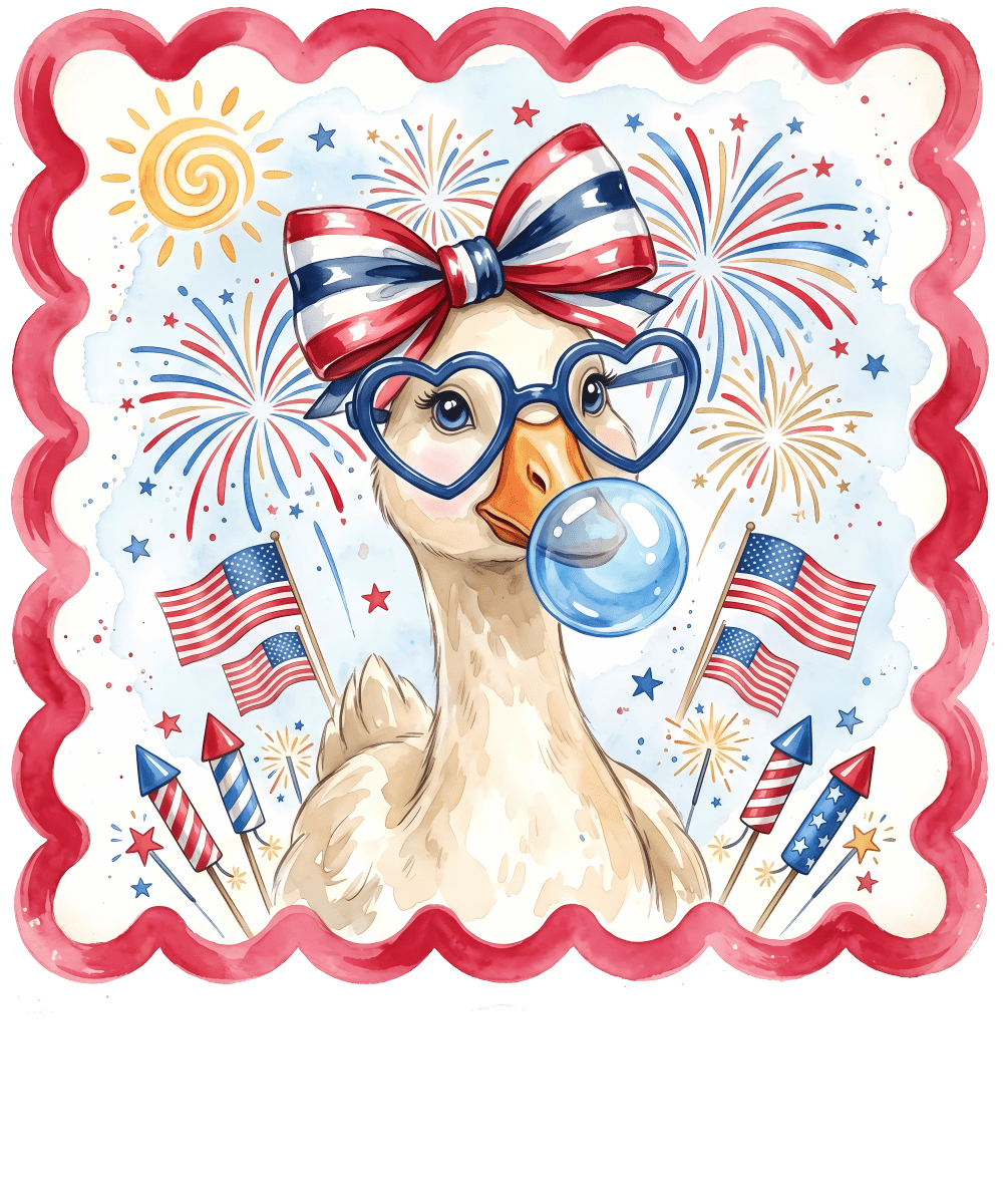 Preppy Patriotic Goose - Savvy Crafters Vinyl & Gifts