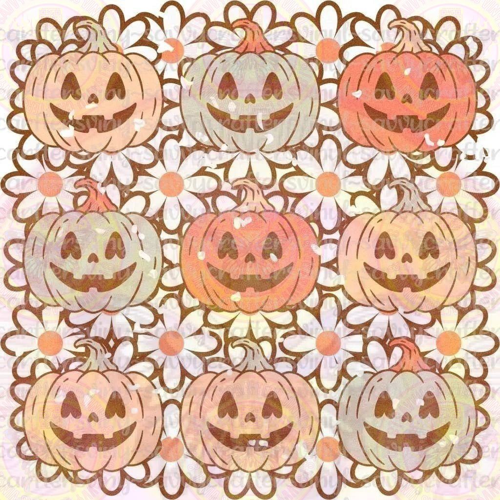 Pumpkin Daisies - Savvy Crafters Vinyl & Gifts