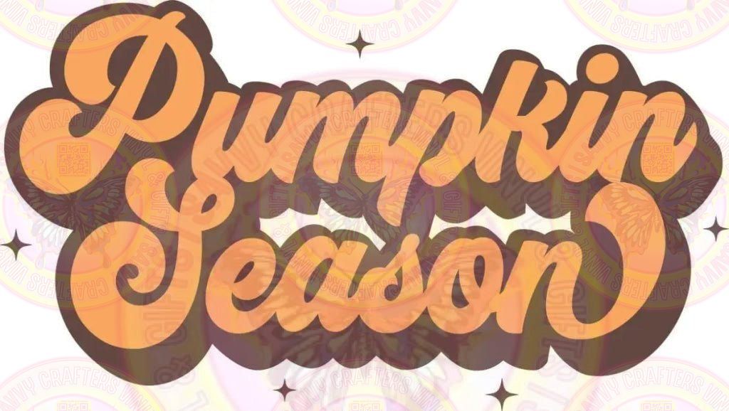 Pumpkin Season retro groovy Font - Savvy Crafters Vinyl & Gifts