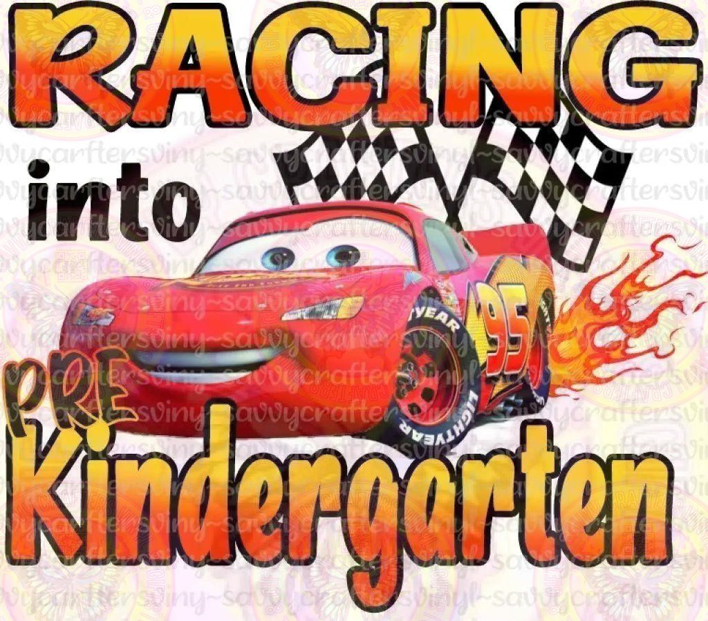 Racing into Pre - Kindergarten - Savvy Crafters Vinyl & Gifts