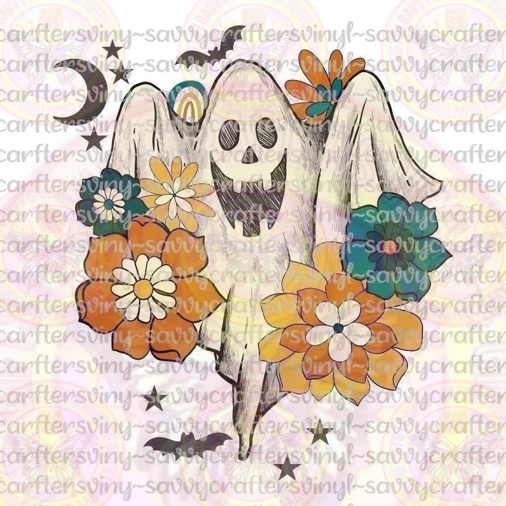 Retro Ghost 01 - Savvy Crafters Vinyl & Gifts