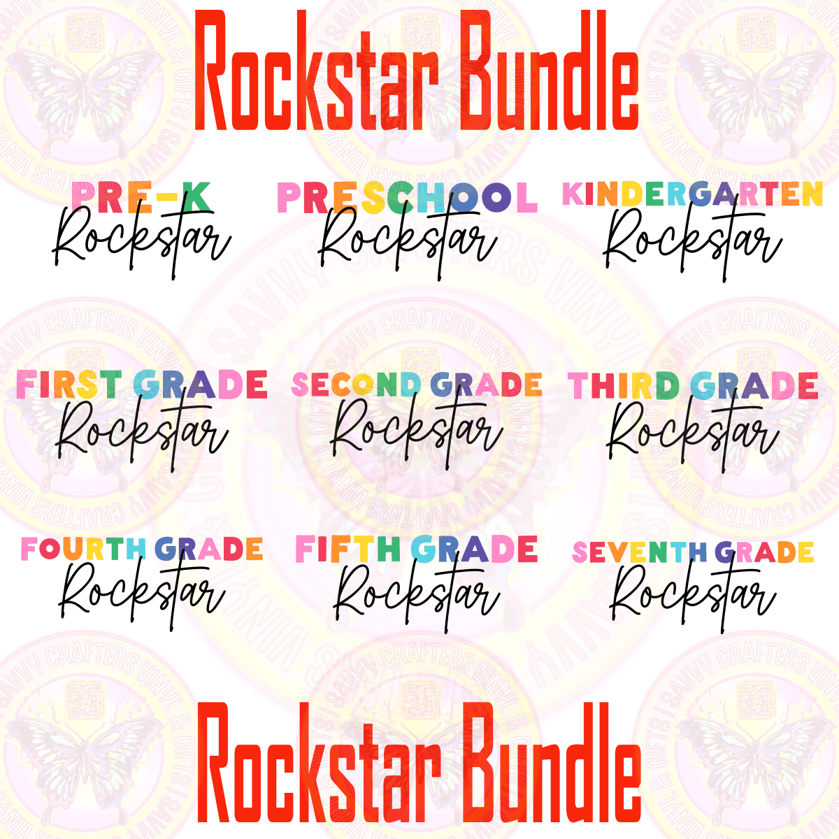 Rockstar by Grade - Savvy Crafters Vinyl & Gifts