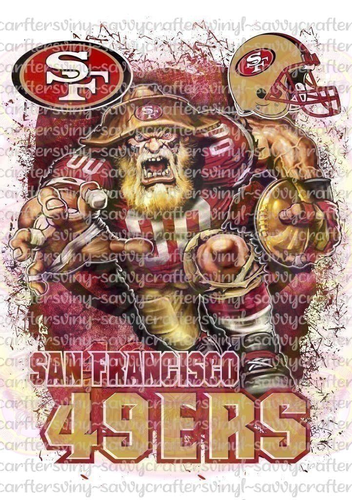 San Francisco 49ers Busting Lose - Savvy Crafters Vinyl & Gifts