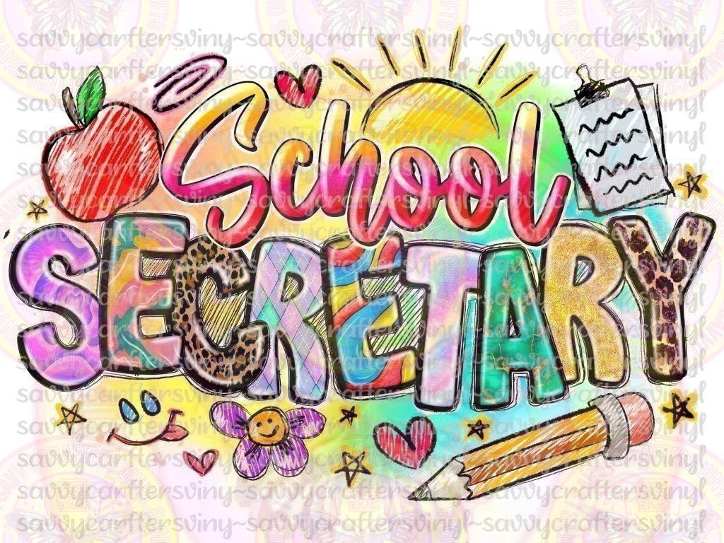 School Secretary - Savvy Crafters Vinyl & Gifts