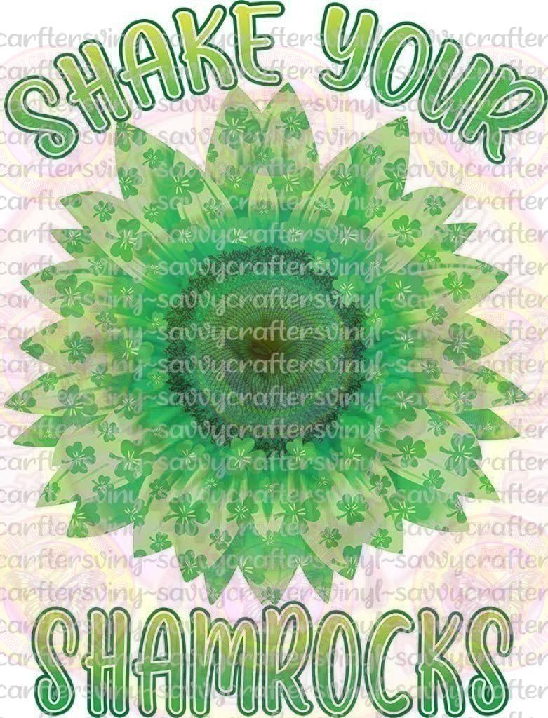 Shake your Shamrocks St. Patrick's Day - Savvy Crafters Vinyl & Gifts