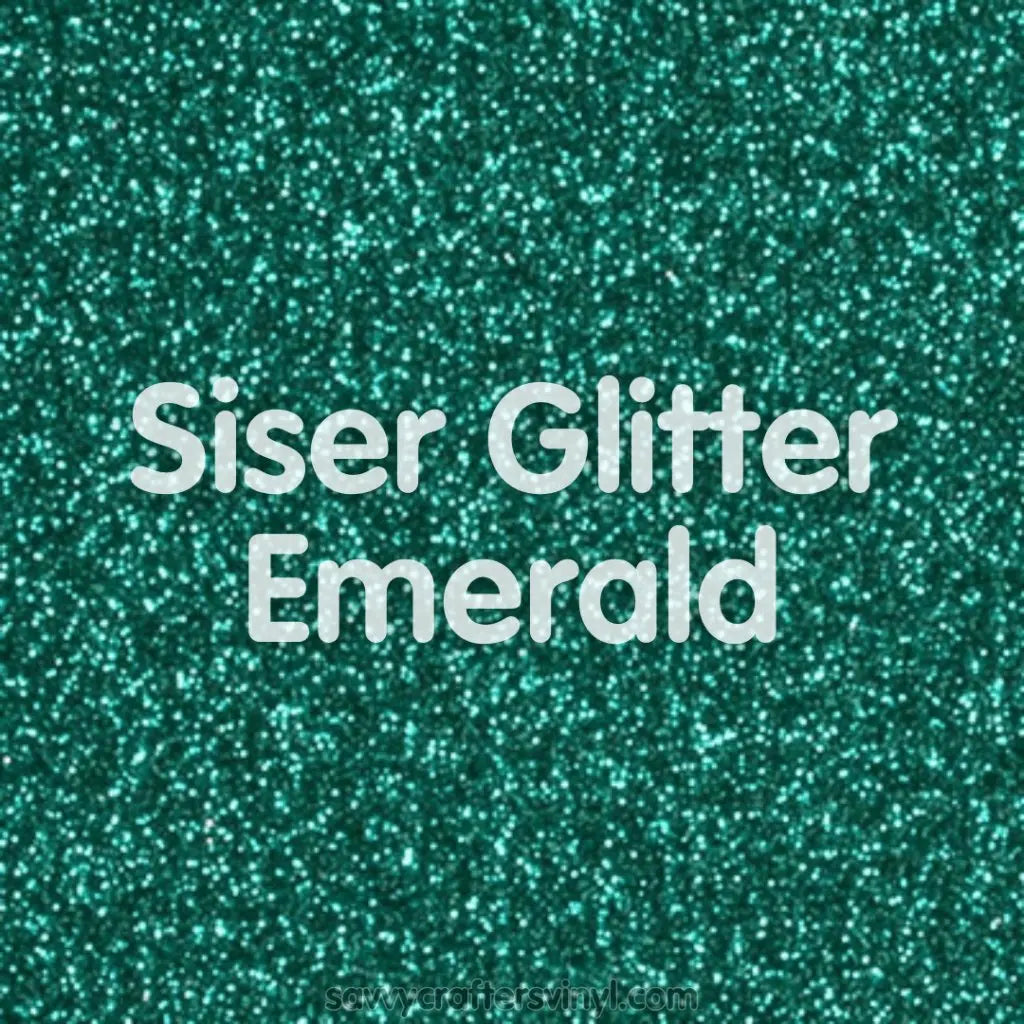 Siser Glitter | Emerald - Savvy Crafters Vinyl & Gifts