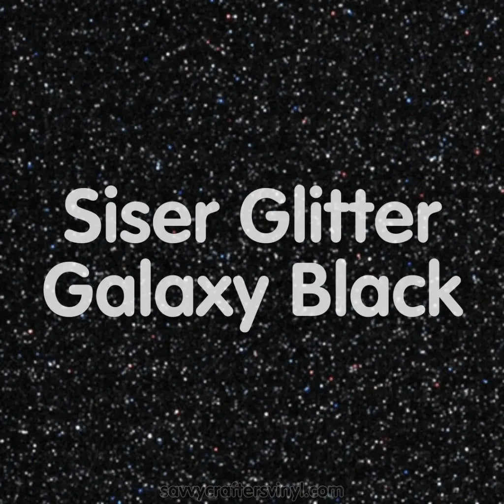 Siser Glitter | Galaxy Black - Savvy Crafters Vinyl & Gifts