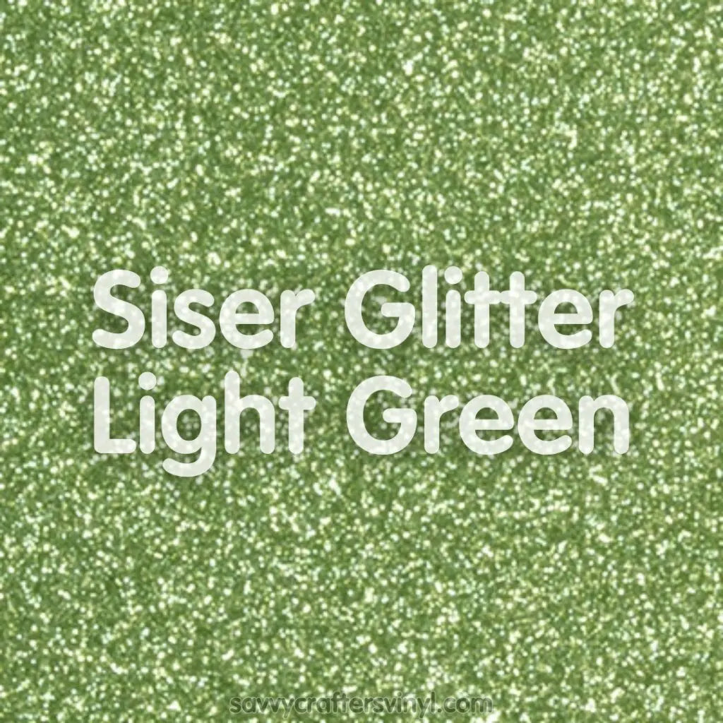 Siser Glitter | Light Green - Savvy Crafters Vinyl & Gifts