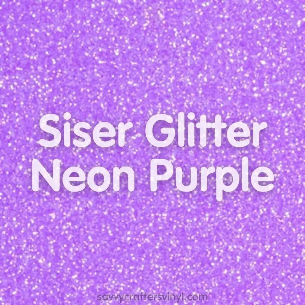 Siser Glitter | Neon Purple - Savvy Crafters Vinyl & Gifts