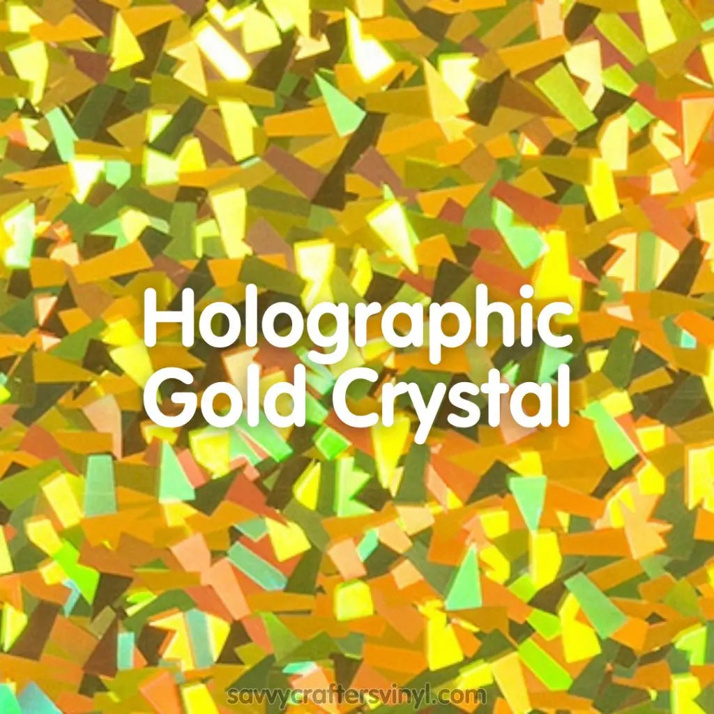Siser Holographic | Gold Crystal - Savvy Crafters Vinyl & Gifts