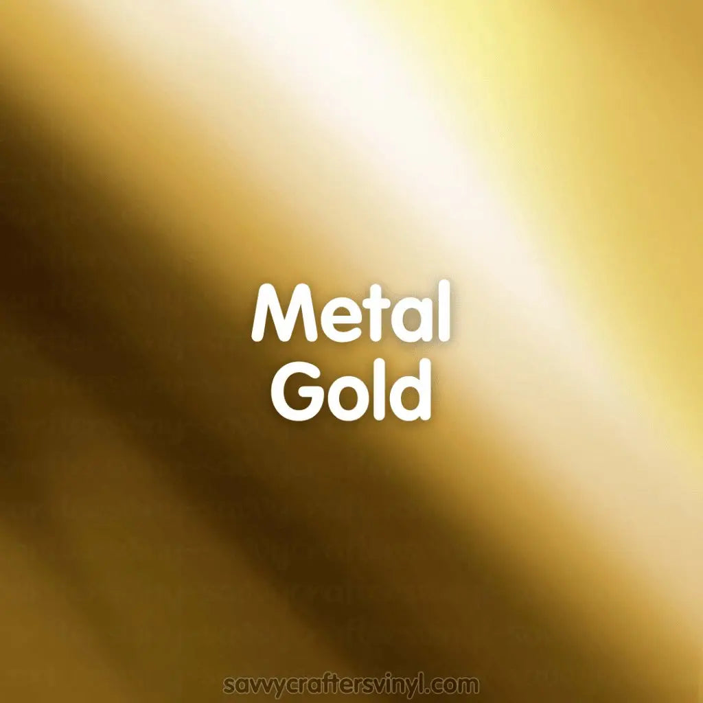 Siser Metal | Gold - Savvy Crafters Vinyl & Gifts