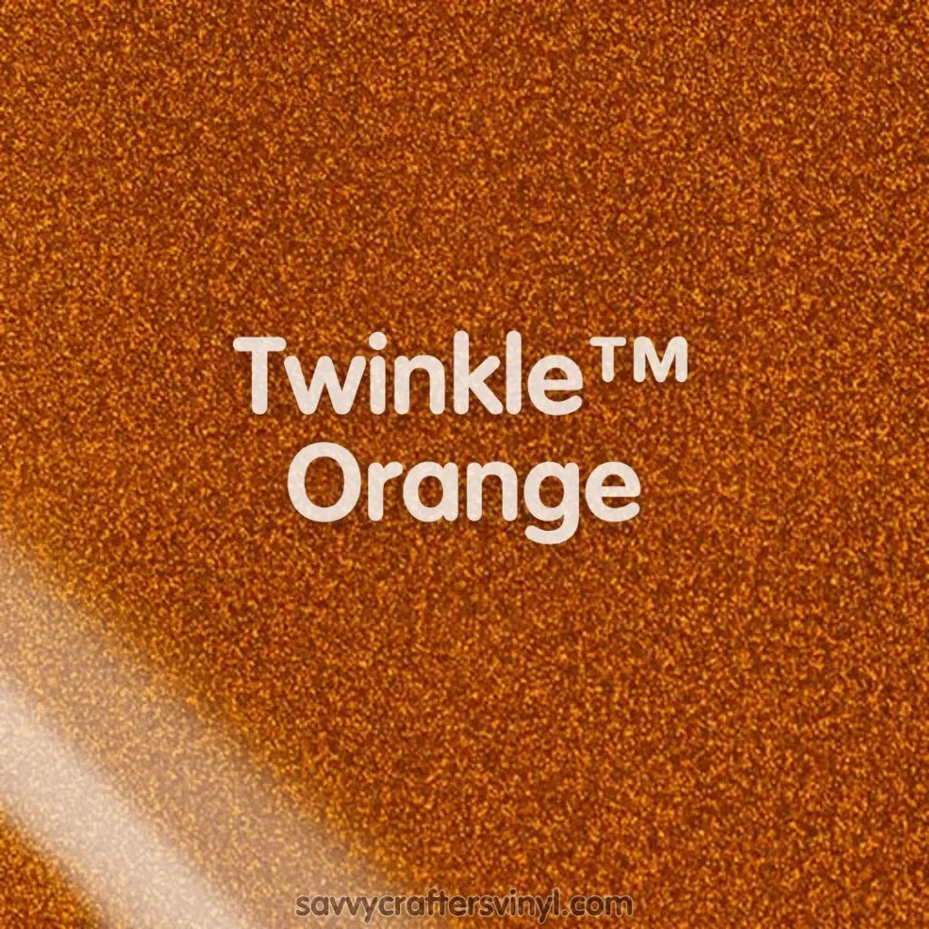 Siser Twinkle™ | Orange - Savvy Crafters Vinyl & Gifts