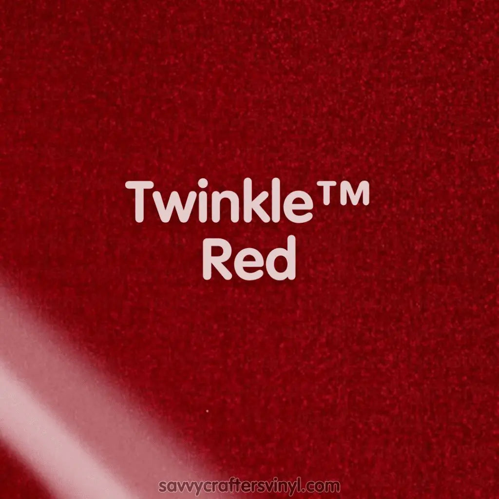 Siser Twinkle™ | Red - Savvy Crafters Vinyl & Gifts