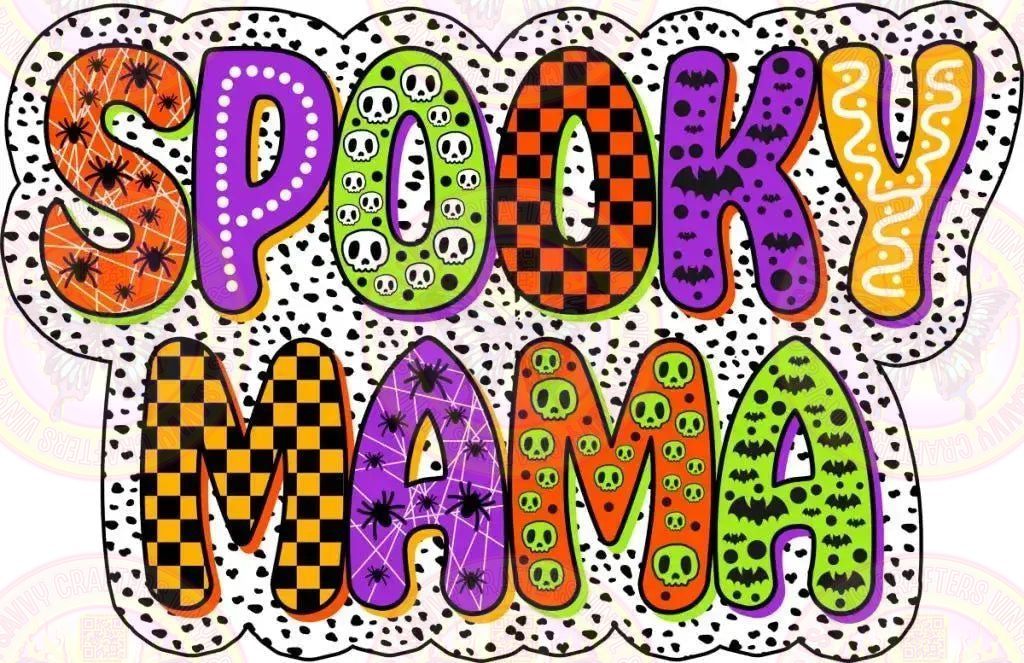 Spooky Mama Colorful Pop Art Polka Dot - Savvy Crafters Vinyl & Gifts
