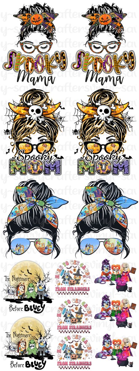 Spooky Mama DTF Transfer Ready to press print - Savvy Crafters Vinyl & Gifts