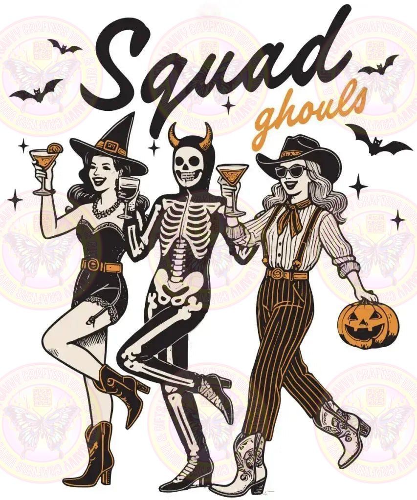 Squad Ghouls Spooky Halloween Costumes - Savvy Crafters Vinyl & Gifts