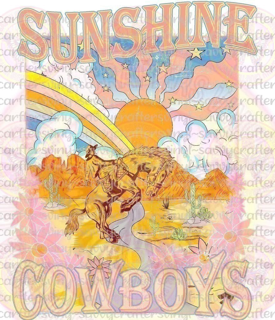 Sunshine and Cowboys - Savvy Crafters Vinyl & Gifts
