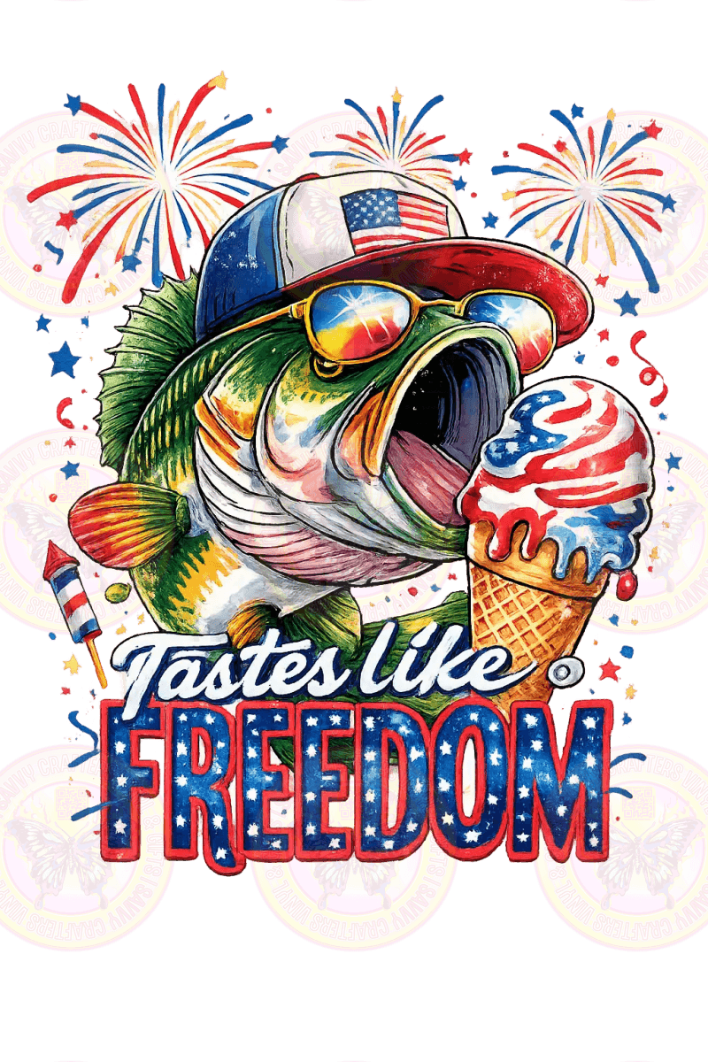 Taste Like Freedom Bass - Savvy Crafters Vinyl & Gifts