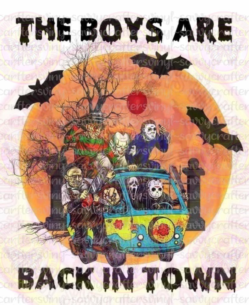 The Boys Are Back In Town - Mystery Machine - Savvy Crafters Vinyl & Gifts