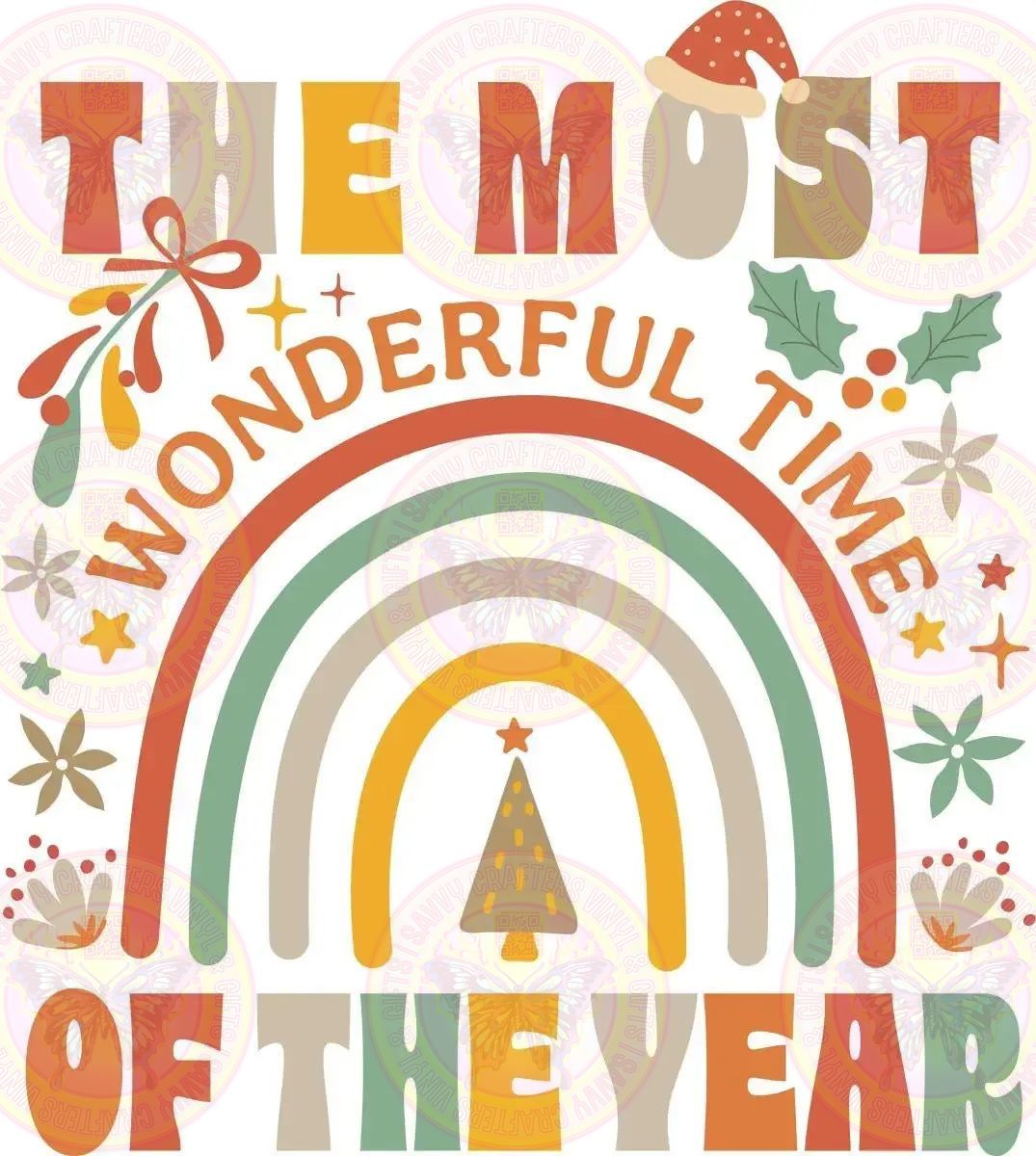 The Most Wonderful Time of the Year Boho - Savvy Crafters Vinyl & Gifts
